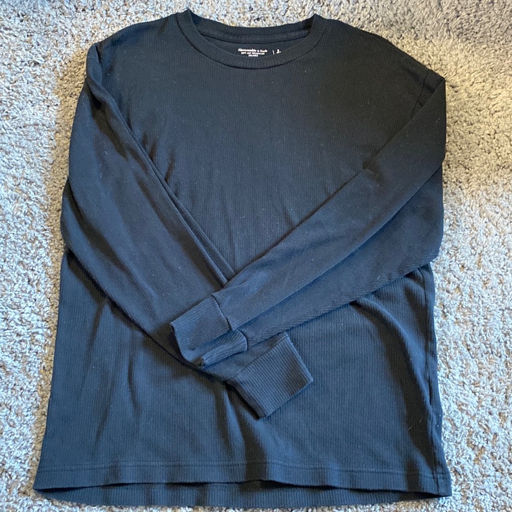 Mens Abercrombie and Fitch Ribbed Longsleeve